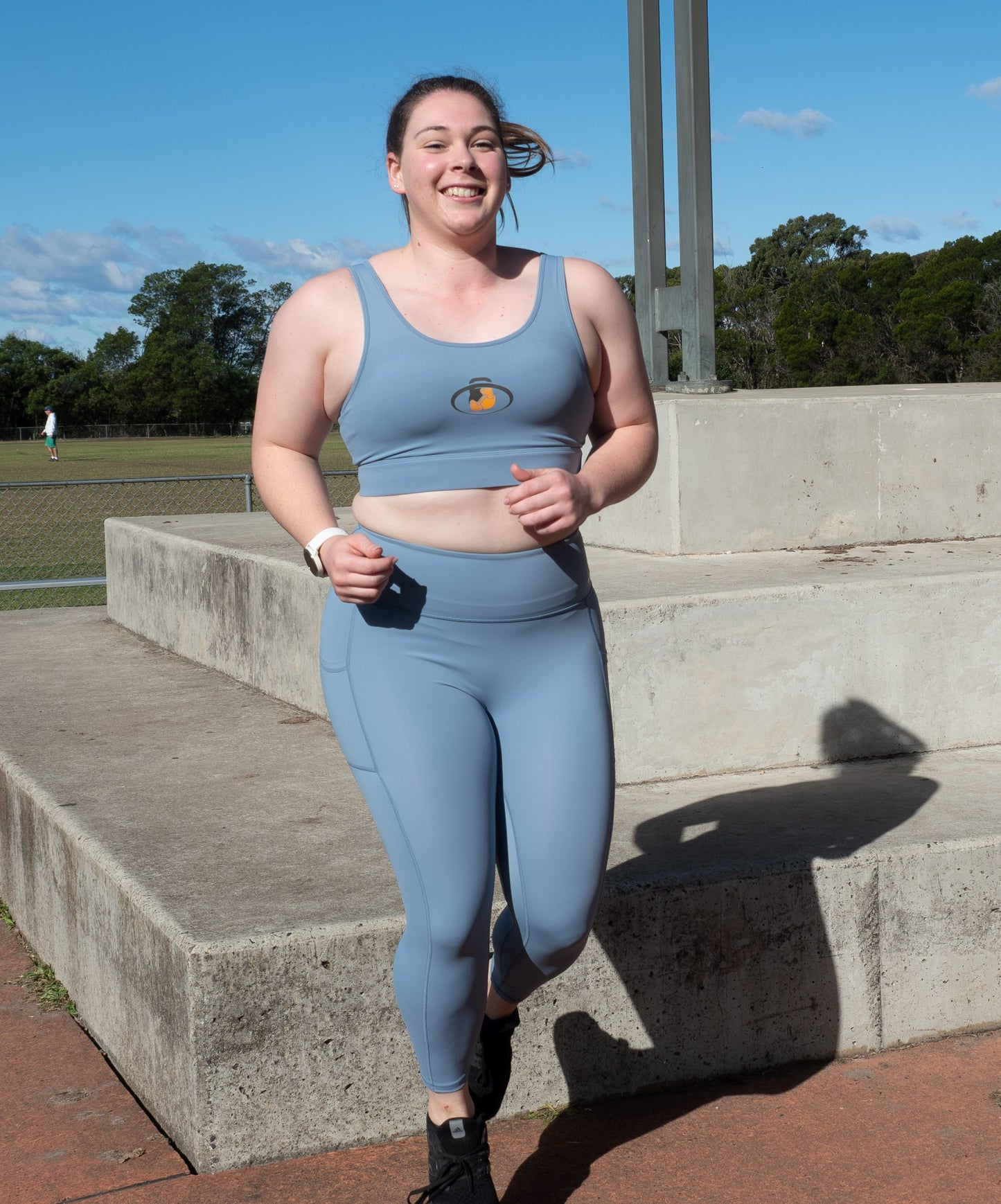 Signature Sports Bra - Blue