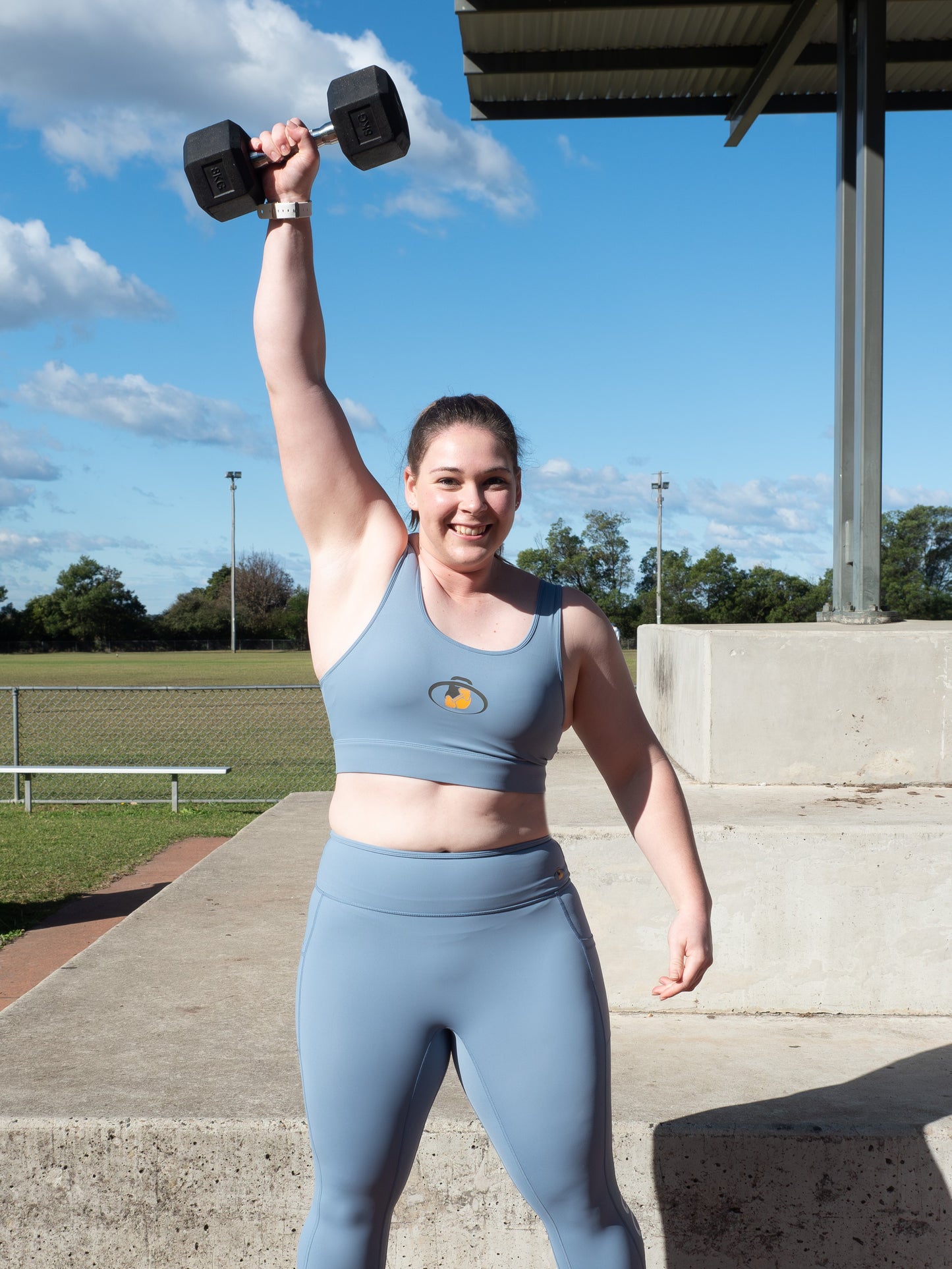 Signature Sports Bra - Blue